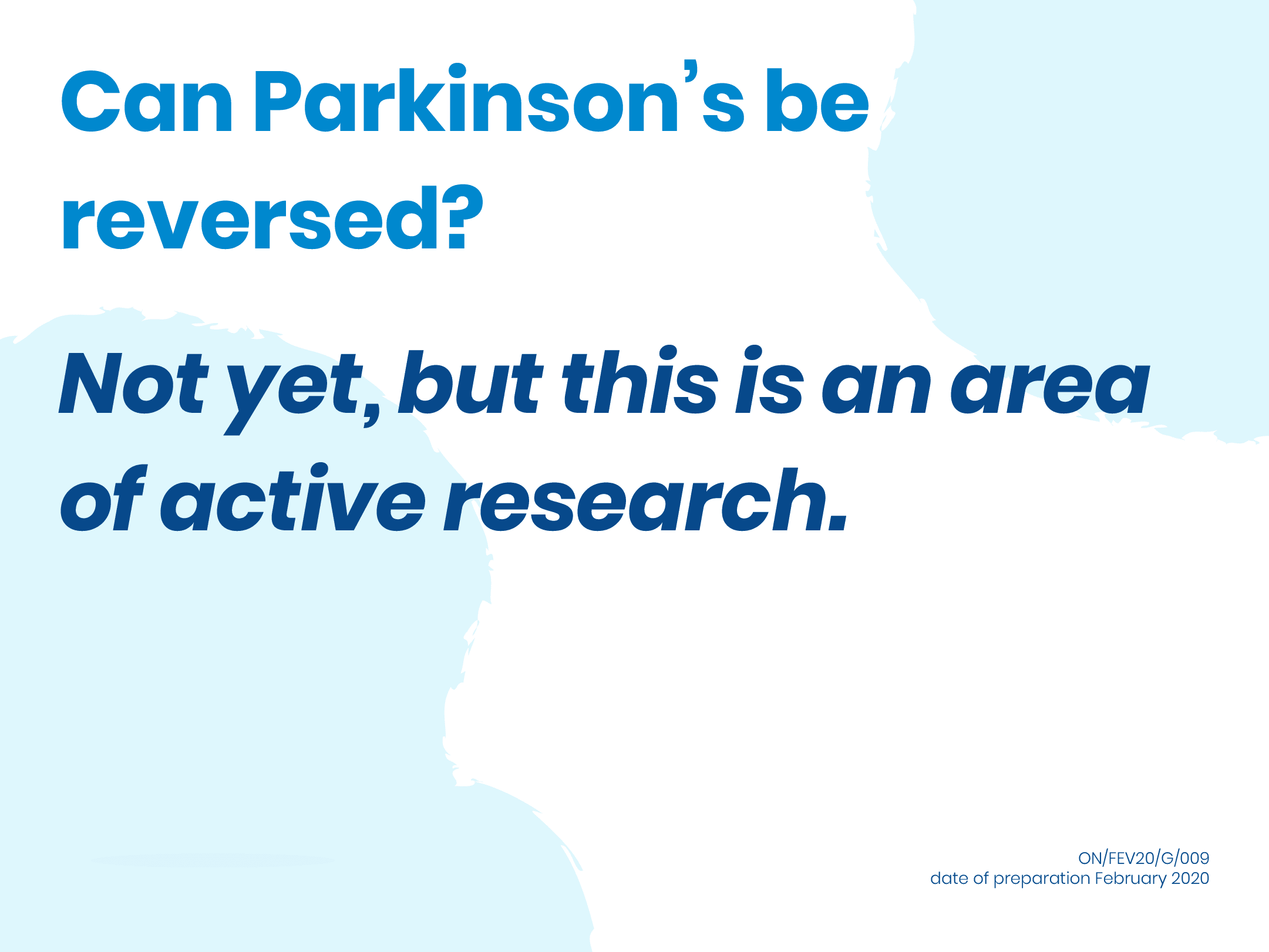 Can Parkinson's be reversed?